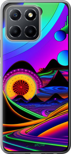 Силиконовый чехол Абстракция v3 для Huawei honor X6 - 5620u-3341 изображение 