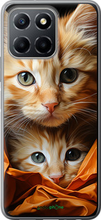 Силиконовый чехол Котики 2 для Huawei honor X6 - 5664u-3341 изображение 