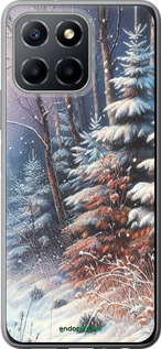 Силиконовый чехол Зимний пейзаж для Huawei honor X6 - 5814u-3341 изображение 