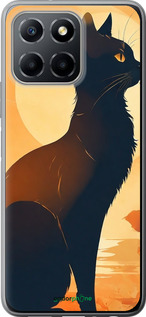 Силиконовый чехол Черная кошка v2 для Huawei honor X6 - 5830u-3341 изображение 