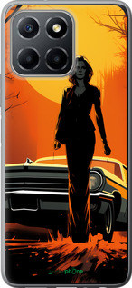 Силиконовый чехол Чехол для телефона Девушка возле автомобиля для Huawei honor X6 - 5946u-3341 изображение 