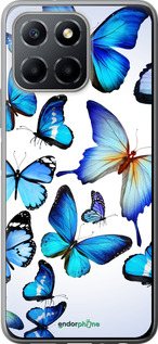 Силиконовый чехол Бабочки для Huawei Honor X8 5G - 6023u-4149 изображение 