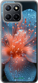 Силиконовый чехол Роса на цветке для Huawei honor X6 - 6039u-3341 изображение 