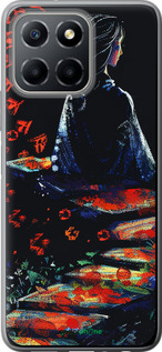 Силиконовый чехол Мечтательная девушка для Huawei honor X6 - 6042u-3341 изображение 