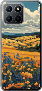 Силиконовый чехол Украинское поле для Huawei Honor X8 5G - 6082u-4149 изображение 