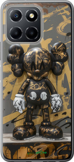 Силиконовый чехол Bronze kaws для Huawei Honor X8 5G - 6097u-4149 изображение 