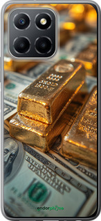 Силиконовый чехол Слитки и доллары для Huawei honor X6 - 6105u-3341 изображение 