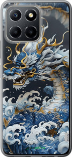 Силиконовый чехол Водяной дракон для Huawei honor X6 - 6113u-3341 изображение 