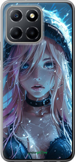 Силиконовый чехол Аниме-дива под дождем для Huawei honor X6 - 6120u-3341 изображение 