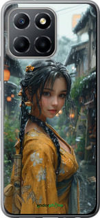 Силиконовый чехол Anime-girl для Huawei honor X6 - 6133u-3341 изображение 