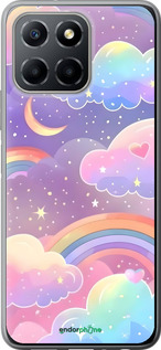 Силиконовый чехол Облака и радуга для Huawei honor X6 - 6312u-3341 изображение 
