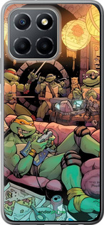 Силиконовый чехол Черепашки нинзя для Huawei honor X6 - 6346u-3341 изображение 