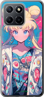 Силиконовый чехол Сейлор Мун 2 для Huawei honor X6 - 6351u-3341 изображение 