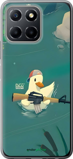 Силиконовый чехол Уточка с автоматом для Huawei Honor X8 5G - 6356u-4149 изображение 