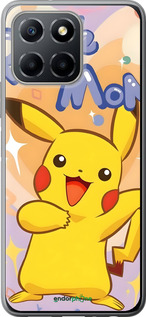 Силиконовый чехол Пикачу для Huawei Honor X8 5G - 6383u-4149 изображение 