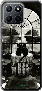 Силиконовый чехол Череп и коты для Huawei honor X6 - 6432u-3341 изображение 