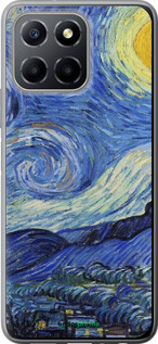 Силіконовий чехол «Зоряна ніч» Вінсента Ван Гога для Huawei Honor X8 5G - 6433u-4149 изображение 