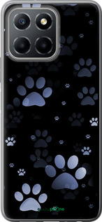 Силиконовый чехол С синими отпечатками лап для Huawei honor X6 - 6441u-3341 изображение 