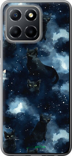 Силиконовый чехол Изображение Кошек с тёмной акварелью для Huawei honor X6 - 6521u-3341 изображение 