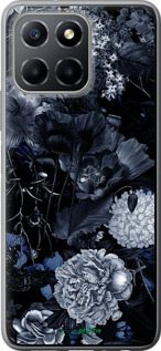 Силиконовый чехол Абстрактный цветочный рисунок в синих тонах для Huawei Honor X8 5G - 6539u-4149 изображение 