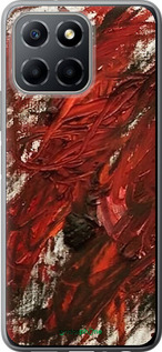 Силиконовый чехол Абстрактная композиция в красных тонах для Huawei honor X6 - 6541u-3341 изображение 