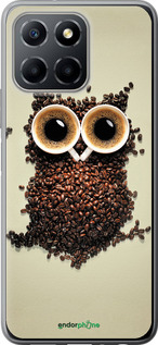 Силиконовый чехол Сова из кофе для Huawei honor X6 - 777u-3341 изображение 