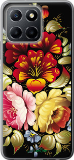 Силиконовый чехол Хохлома 6 для Huawei Honor X8 5G - 829u-4149 изображение 