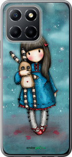 Силиконовый чехол Девочка с зайчиком для Huawei honor X6 - 915u-3341 изображение 