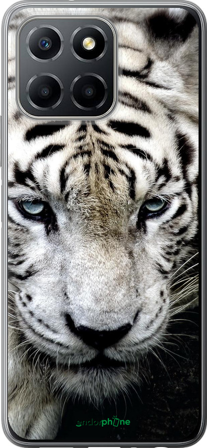 Силиконовый чехол Грустный белый тигр для Huawei honor X6 - 106u-3341 изображение 