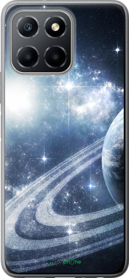 Силиконовый чехол Кольца Сатурна для Huawei Honor X8 5G - 173u-4149 изображение 