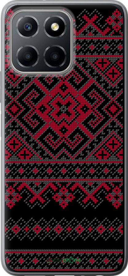 Силіконовий чехол Вишиванка 52 для Huawei Honor X8 5G - 1763u-4149 изображение 