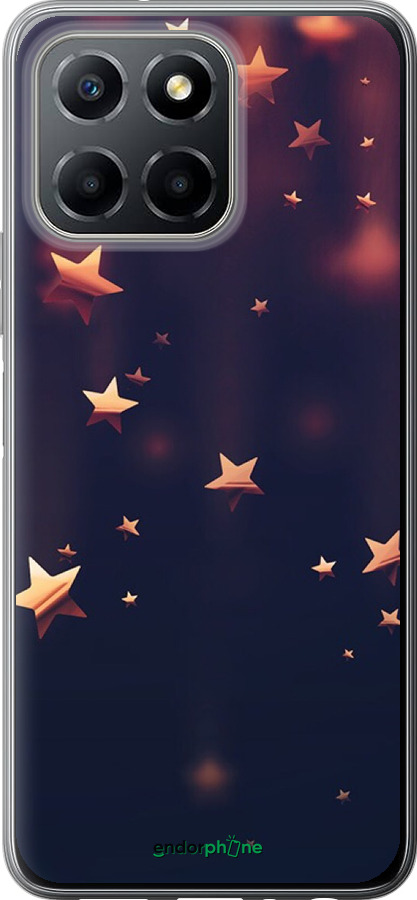 Силиконовый чехол Падающие звезды для Huawei honor X6 - 3974u-3341 изображение 
