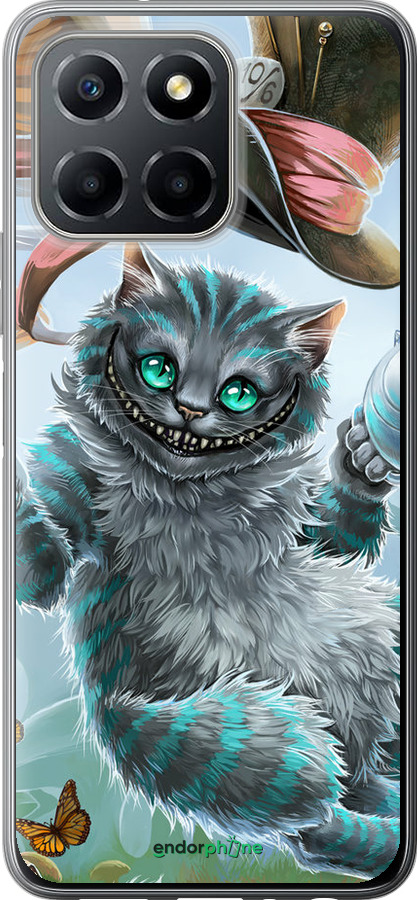 Силиконовый чехол Чеширский кот 2 для Huawei honor X6 - 3993u-3341 изображение 