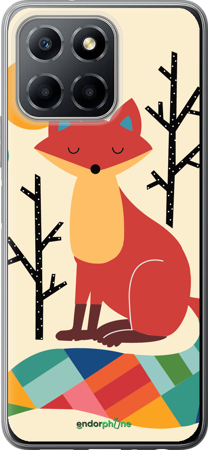 Силиконовый чехол Rainbow fox для Huawei honor X6 - 4010u-3341 изображение 