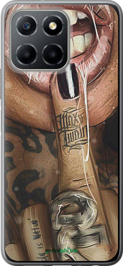 Силиконовый чехол Swag-girl для Huawei honor X6 - 4124u-3341 изображение 