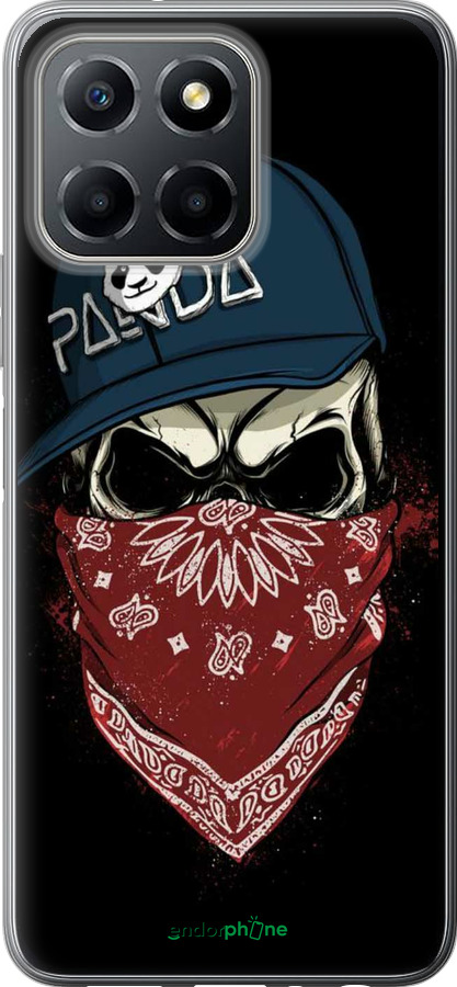 Силиконовый чехол Череп в кепке для Huawei honor X6 - 4127u-3341 изображение 