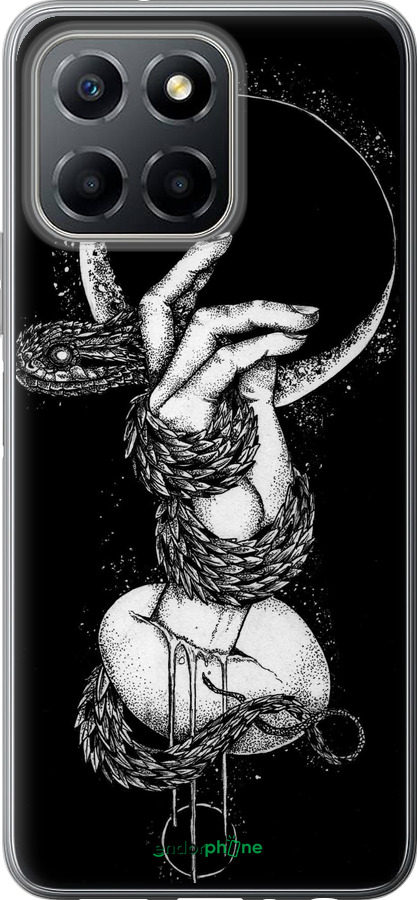 Силиконовый чехол Змея в руке для Huawei honor X6 - 4149u-3341 изображение 