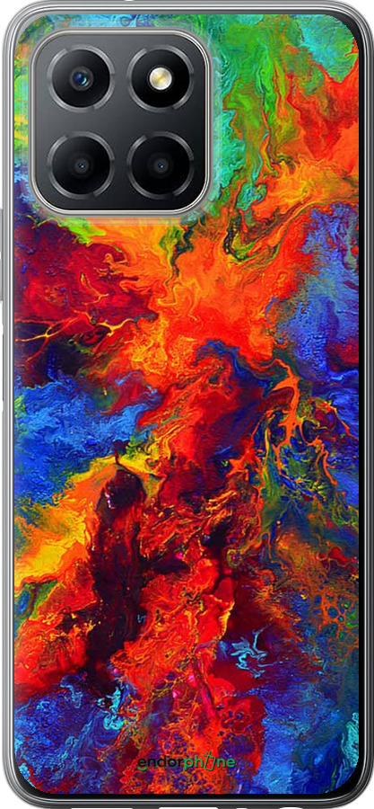 Силиконовый чехол Акварель на холсте для Huawei honor X6 - 4150u-3341 изображение 