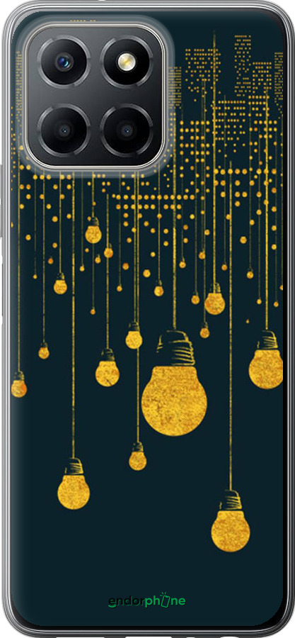 Силиконовый чехол Иллюстрация ночного города для Huawei honor X6 - 4162u-3341 изображение 