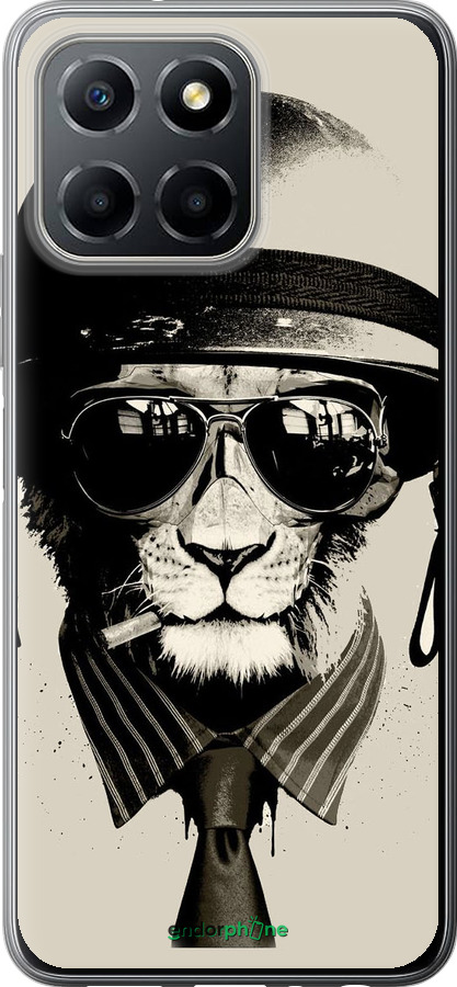 Силиконовый чехол tattoo soldier для Huawei honor X6 - 4165u-3341 изображение 