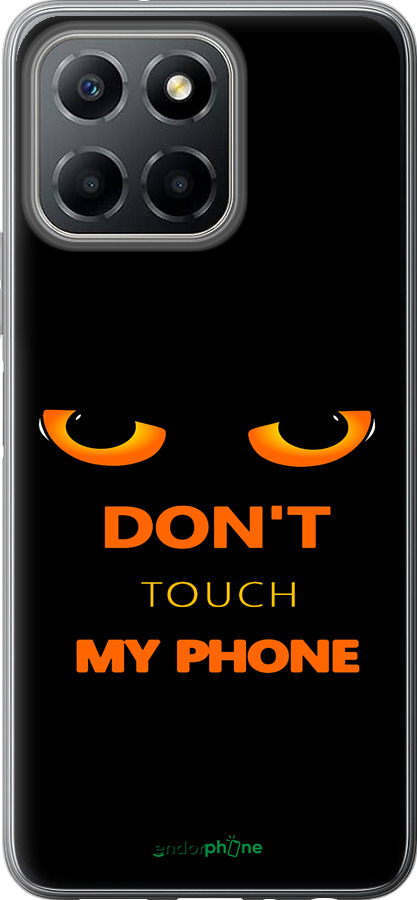 Силиконовый чехол Don't touch the phone для Huawei Honor X8 5G - 4261u-4149 изображение 