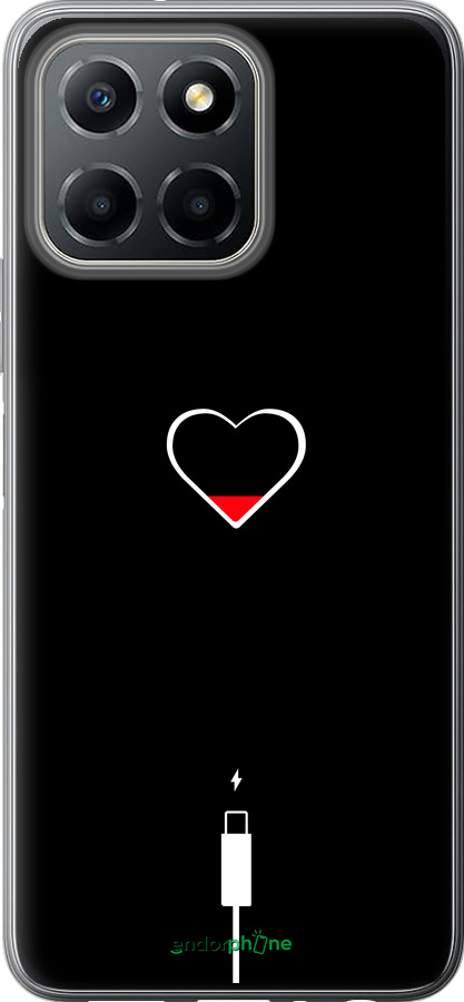 Силиконовый чехол Подзарядка сердца для Huawei honor X6 - 4274u-3341 изображение 