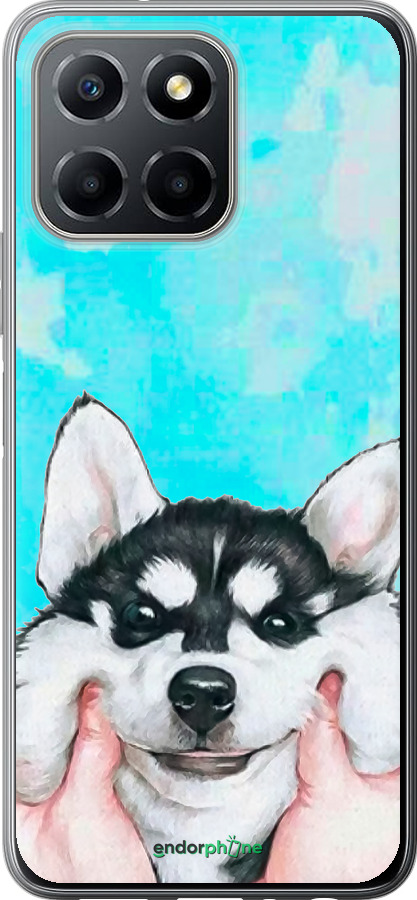 Силиконовый чехол Улыбнись для Huawei honor X6 - 4276u-3341 изображение 