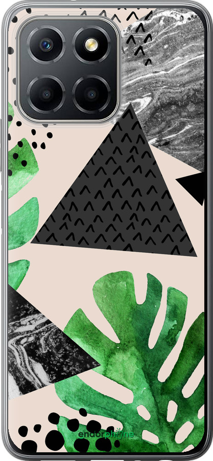 Силиконовый чехол Монстера для Huawei Honor X8 5G - 4304u-4149 изображение 