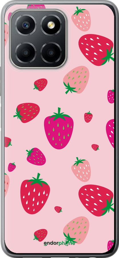 Силиконовый чехол Клубнички для Huawei honor X6 - 4332u-3341 изображение 