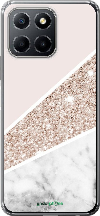 Силиконовый чехол Пастельный мрамор для Huawei honor X6 - 4342u-3341 изображение 