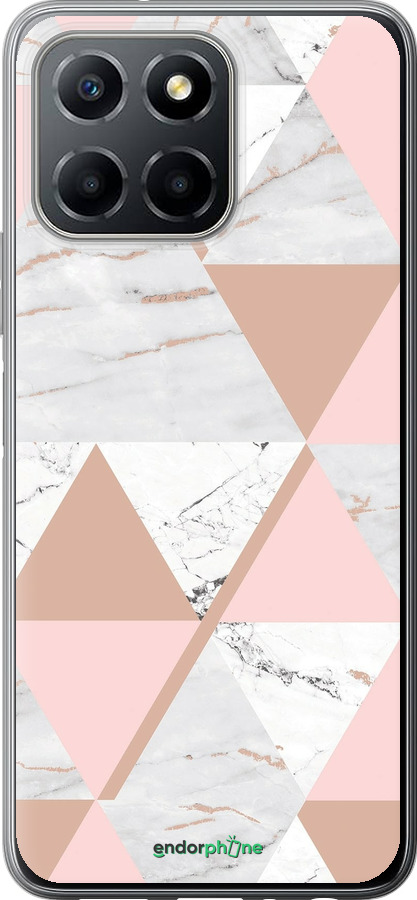 Силиконовый чехол Мраморная симметрия для Huawei honor X6 - 4344u-3341 изображение 