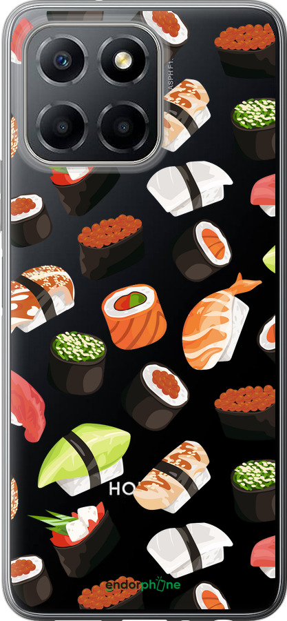 Силиконовый чехол Суши для Huawei honor X6 - 4404u-3341 изображение 