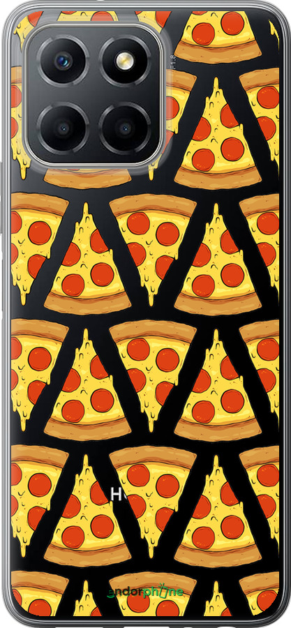 Силиконовый чехол Пицца для Huawei Honor X8 5G - 4408u-4149 изображение 