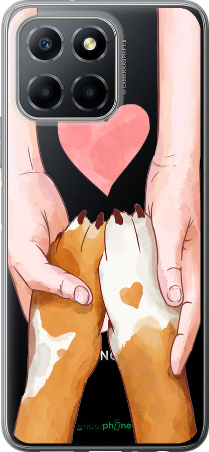 Силиконовый чехол Дружба для Huawei honor X6 - 4410u-3341 изображение 